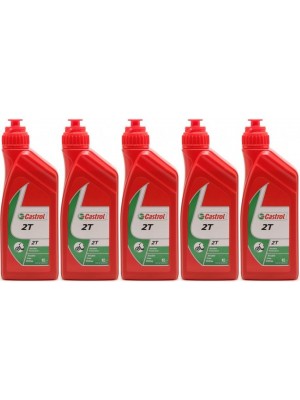 Castrol 2T mineralisches Motorrad Motoröl 5x 1l = 5 Liter