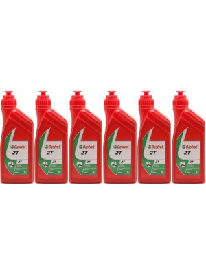 Castrol 2T mineralisches Motorrad Motoröl 6x 1l = 6 Liter