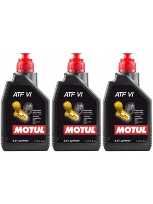 MOTUL ATF VI Automatikgetriebeöl ATF VI Rot 1 Liter 3x 1l = 3 Liter