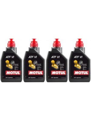 MOTUL ATF VI Automatikgetriebeöl ATF VI Rot 1 Liter 4x 1l = 4 Liter