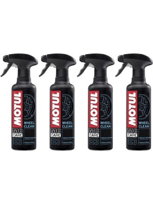 MOTUL E3 WHEEL CLEAN / FELGENREINIGER 4x 400 Milliliter