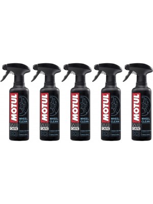 MOTUL E3 WHEEL CLEAN / FELGENREINIGER 5x 400 Milliliter