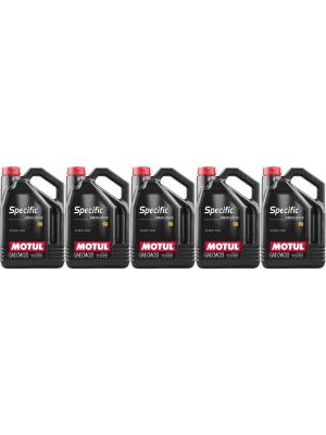 MOTUL SPECIFIC 0W20 VW 508.00 509.00 5x 5 = 25 Liter