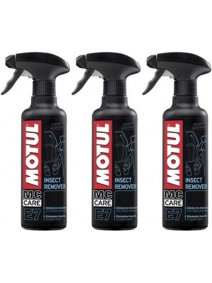 MOTUL E7 INSECT REMOVER INSEKTENENTFERNER 3x 400 Milliliter