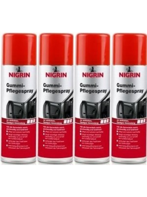 Nigrin Gummi-Pflegespray 4x 300 Milliliter