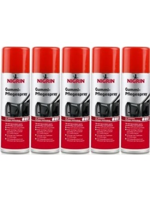 Nigrin Gummi-Pflegespray 5x 300 Milliliter