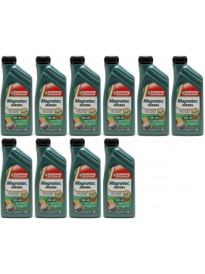 Castrol Magnatec Diesel 5W-40 DPF Motoröl 10x 1l = 10 Liter