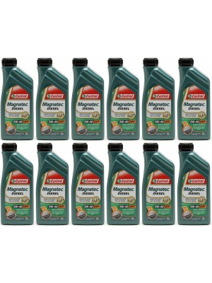Castrol Magnatec Diesel 5W-40 DPF Motoröl 12x 1l = 12 Liter