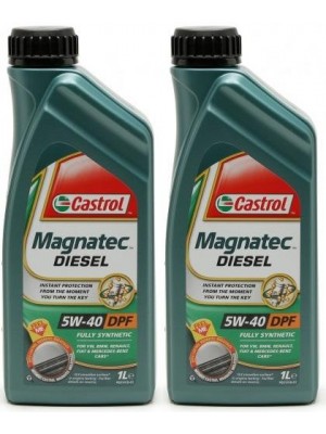 Castrol Magnatec Diesel 5W-40 DPF Motoröl 2x 1l = 2 Liter
