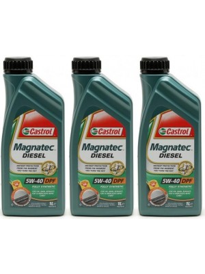 Castrol Magnatec Diesel 5W-40 DPF Motoröl 3x 1l = 3 Liter