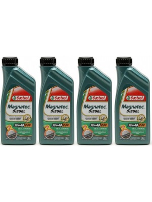 Castrol Magnatec Diesel 5W-40 DPF Motoröl 4x 1l = 4 Liter