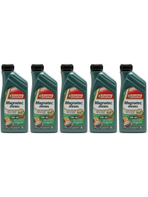 Castrol Magnatec Diesel 5W-40 DPF Motoröl 5x 1l = 5 Liter