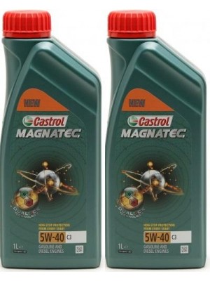 Castrol Magnatec 5W-40 C3 Motoröl 2x 1l = 2 Liter