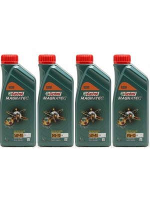 Castrol Magnatec 5W-40 C3 Motoröl 4x 1l = 4 Liter