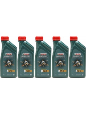 Castrol Magnatec Professional OE 5W-40 Motoröl 5x 1l = 5 Liter