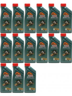 Castrol Magnatec Professional A3 5W-40 Motoröl 15x 1l = 15 Liter