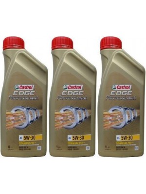 Castrol Edge Professional Titanium A5 5W-30 Motoröl 3x 1l = 3 Liter