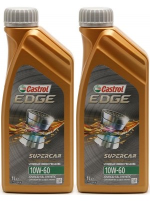 Castrol Edge 10W-60 Supercar Motoröl 2x 1l = 2 Liter