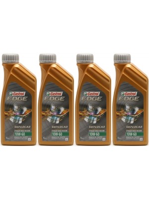 Castrol Edge 10W-60 Supercar Motoröl 4x 1l = 4 Liter