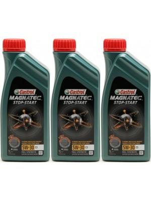 Castrol Magnatec Stop-Start 5W-30 C3 3x 1l = 3 Liter