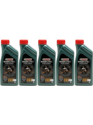 Castrol Magnatec Stop-Start 5W-30 C3 5x 1l = 5 Liter