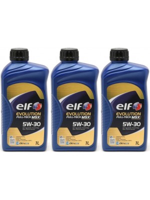 Elf Evolution FULL-TECH MSX 5W-30 Motoröl 3x 1l = 3 Liter