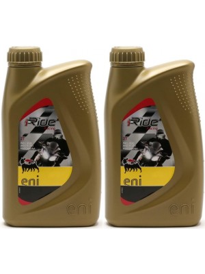 ENI i-Ride racing 2t vollsynthetisches Motorrad Motoröl 2x 1l = 2 Liter