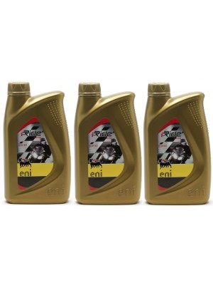 Eni i-Ride Racing 10W-60 synthetisches Motorrad Motoröl 3x 1l = 3 Liter