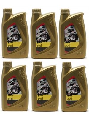 Eni i-Ride Racing 10W-60 synthetisches Motorrad Motoröl 6x 1l = 6 Liter