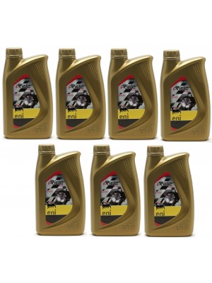 Eni i-Ride Racing 10W-60 synthetisches Motorrad Motoröl 7x 1l = 7 Liter