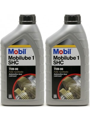 Mobil Mobilube 1 SHC 75W-90 PKW & Motorrad Getriebeöl 2x 1l = 2 Liter