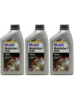 Mobil Mobilube 1 SHC 75W-90 PKW & Motorrad Getriebeöl 3x 1l = 3 Liter