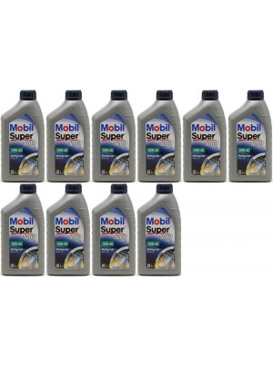 Mobil Super 1000 X1 15W-40 Motoröl 10x 1l = 10 Liter