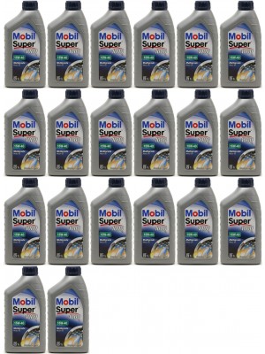 Mobil Super 1000 X1 15W-40 Motoröl 20x 1l = 20 Liter