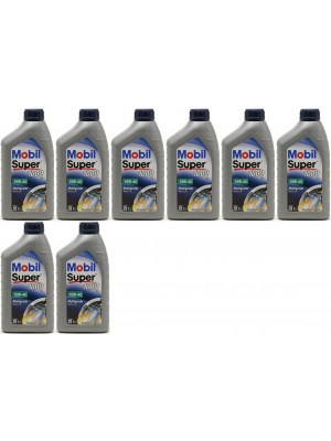 Mobil Super 1000 X1 15W-40 Motoröl 8x 1l = 8 Liter