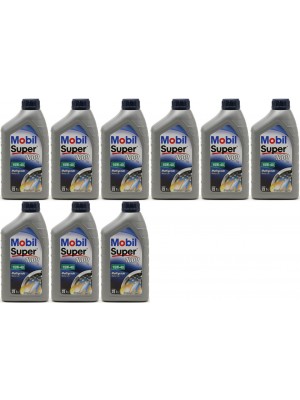 Mobil Super 1000 X1 15W-40 Motoröl 9x 1l = 9 Liter