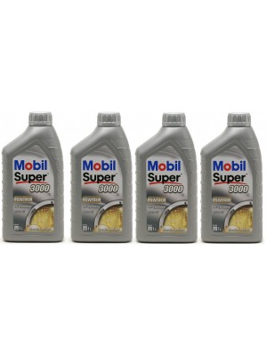 Mobil Super 3000 X1 5W-40 Motoröl 4x 1l = 4 Liter