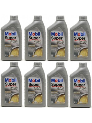 Mobil Super 3000 X1 5W-40 Motoröl 8x 1l = 8 Liter