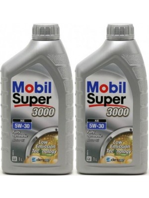 Mobil Super 3000 XE 5W-30 Motoröl 2x 1l = 2 Liter