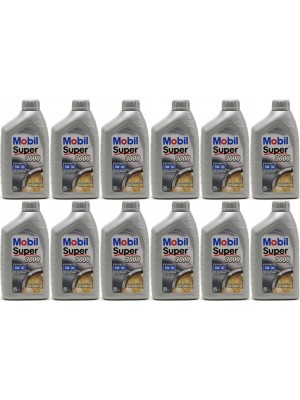 Mobil Super 3000 X1 Formula FE 5W-30 Motoröl 12x 1l = 12 Liter