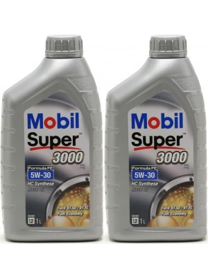 Mobil Super 3000 X1 Formula FE 5W-30 Motoröl 2x 1l = 2 Liter