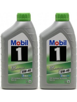 Mobil 1 ESP x3 0W-40 Motoröl 2x 1l = 2 Liter