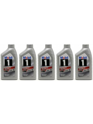 Mobil1 Racing 4T 15W-50 Motorrad Motoröl 5x 1l = 5 Liter