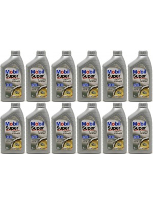 Mobil Super 3000 Formula R 5W-30 Motoröl 12x 1l = 12 Liter