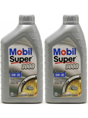 Mobil Super 3000 Formula R 5W-30 Motoröl 2x 1l = 2 Liter