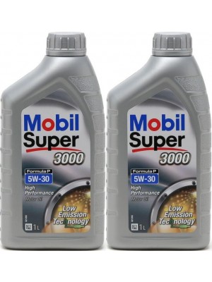 Mobil Super 3000 Formula P 5W-30 Motoröl 2x 1l = 2 Liter