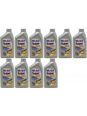 Mobil Super 3000 Formula V Longlife 5W-30 Motoröl 10x 1l = 10 Liter