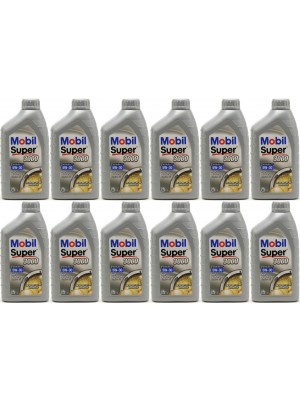 Mobil Super 3000 Formula V Longlife 5W-30 Motoröl 12x 1l = 12 Liter