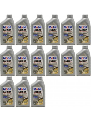 Mobil Super 3000 Formula V Longlife 5W-30 Motoröl 15x 1l = 15 Liter