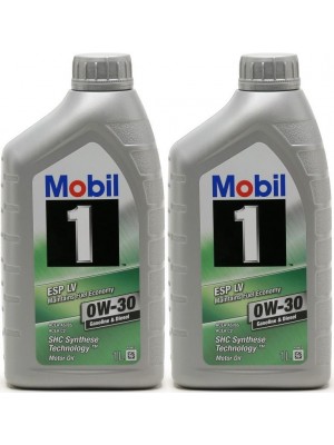 Mobil 1 ESP LV 0W-30 (A5/B5, C2) Motoröl 2x 1l = 2 Liter